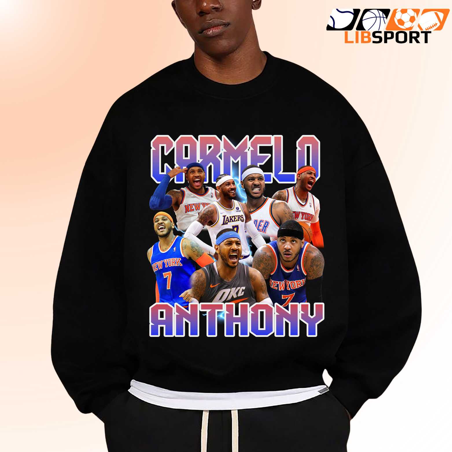 Carmelo Anthony T Shirt, Vintage Nba Unisex Tee, Basketball Graphic Shirt
